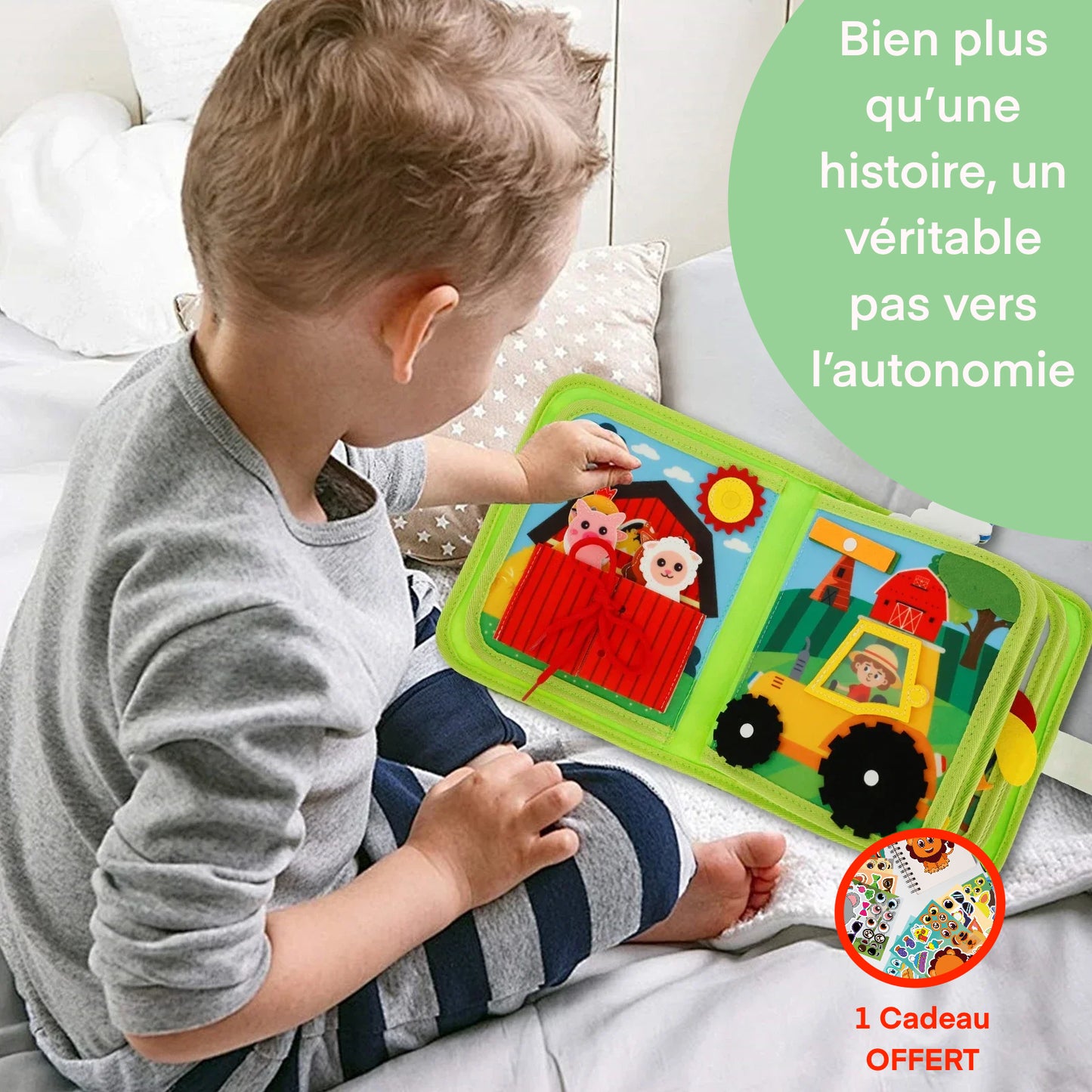 Livre d’Histoires Éducatif de la Ferme Montessori
